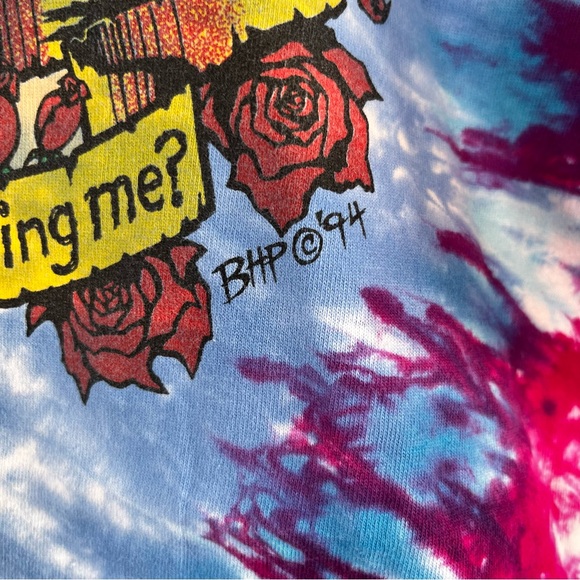 Grateful Dead Vintage 1994 Single Stitch Summer Tour Tie Dye T Shirt XL Adult - Picture 15 of 16